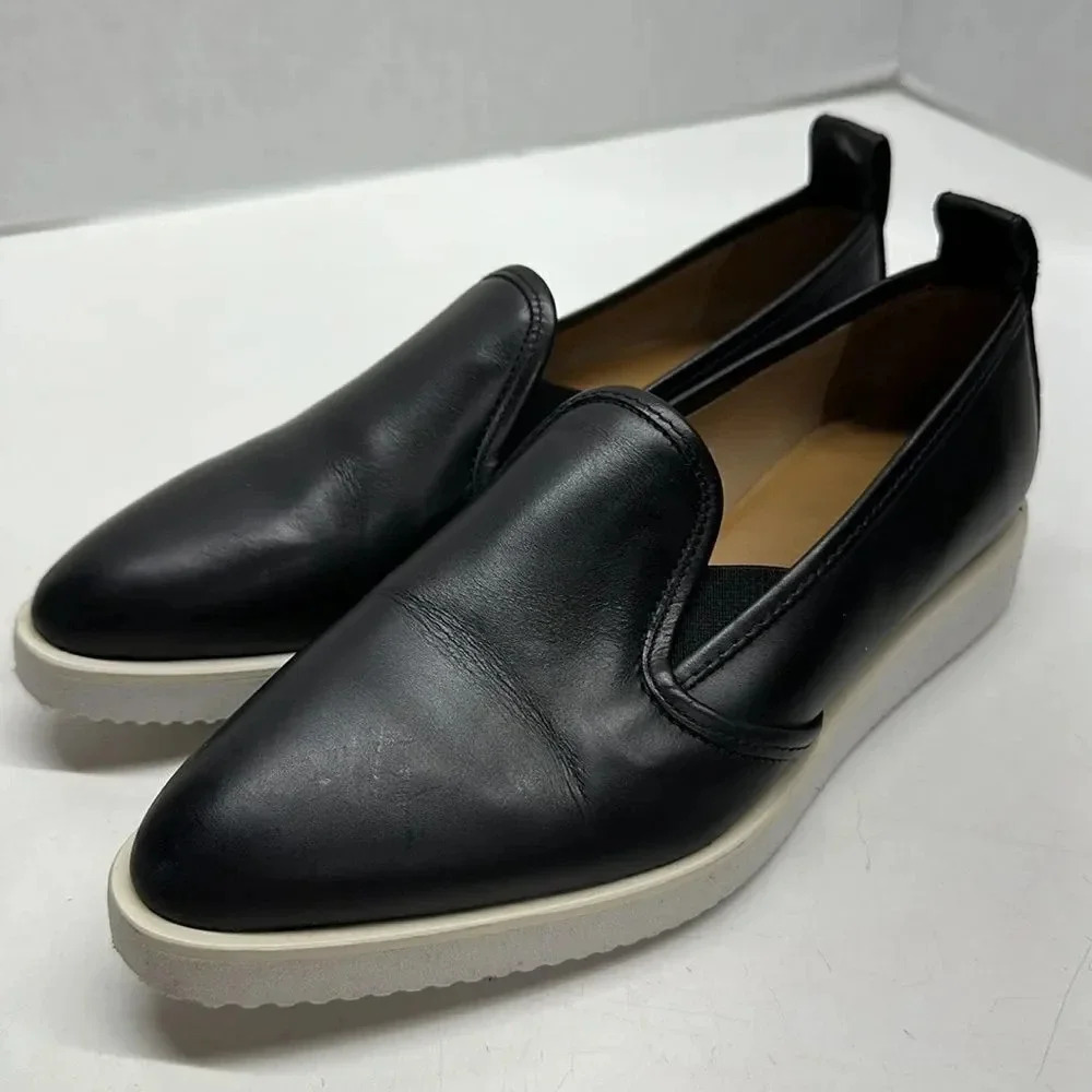 Black Slip-On Women's Shoes - Picture 5 of 12